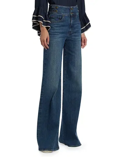 Ramy Brook Women's Liv Flare Jeans - Medium Wash | Thumbnail 4 Ramy Brook Women's Liv Flare Jeans - Medium Wash | Thumbnail 4