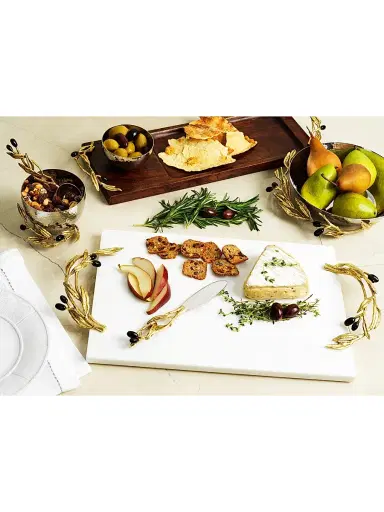 Michael Aram Olive Branch Cheese Board & Knife | Thumbnail 2 Michael Aram Olive Branch Cheese Board & Knife | Thumbnail 2