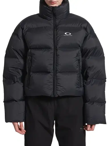 Balenciaga Women's Cropped Puffer - Black - Size Large | Thumbnail 3 Balenciaga Women's Cropped Puffer - Black - Size Large | Thumbnail 3