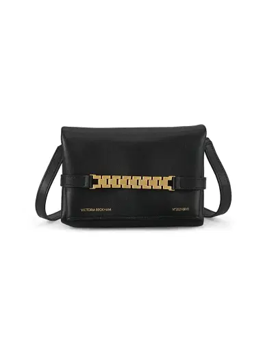 Victoria Beckham Women's Mini Leather Shoulder Bag - Black | Thumbnail 1 Victoria Beckham Women's Mini Leather Shoulder Bag - Black | Thumbnail 1