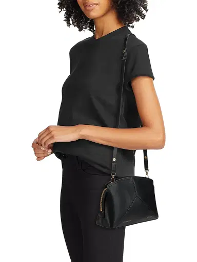 Victoria Beckham Women's Leather Clutch - Black | Thumbnail 2 Victoria Beckham Women's Leather Clutch - Black | Thumbnail 2