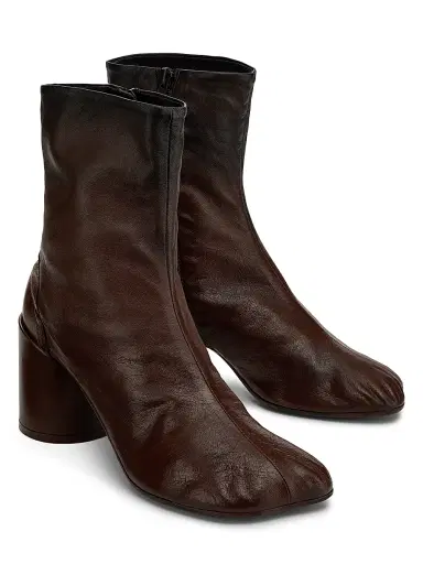 MM6 MAISON MARGIELA Women's 70MM Leather Ankle Boots | Thumbnail 2 MM6 MAISON MARGIELA Women's 70MM Leather Ankle Boots | Thumbnail 2