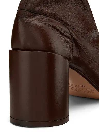 MM6 MAISON MARGIELA Women's 70MM Leather Ankle Boots | Thumbnail 3 MM6 MAISON MARGIELA Women's 70MM Leather Ankle Boots | Thumbnail 3