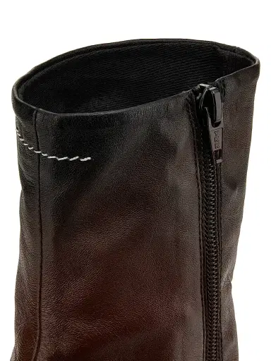 MM6 MAISON MARGIELA Women's 70MM Leather Ankle Boots | Thumbnail 5 MM6 MAISON MARGIELA Women's 70MM Leather Ankle Boots | Thumbnail 5