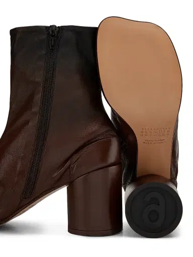 MM6 MAISON MARGIELA Women's 70MM Leather Ankle Boots | Thumbnail 6 MM6 MAISON MARGIELA Women's 70MM Leather Ankle Boots | Thumbnail 6