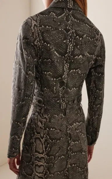 Gabriela Hearst Bronte Snake-Printed Denim Jacket | Thumbnail 4 Gabriela Hearst Bronte Snake-Printed Denim Jacket | Thumbnail 4