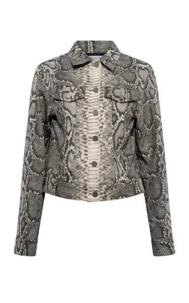 Gabriela Hearst Bronte Snake-Printed Denim Jacket | Thumbnail 5 Gabriela Hearst Bronte Snake-Printed Denim Jacket | Thumbnail 5