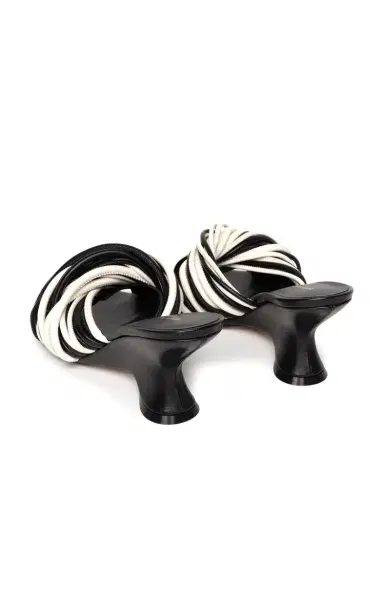 Dries Van Noten Twisted Tubular Leather Mules | Thumbnail 4 Dries Van Noten Twisted Tubular Leather Mules | Thumbnail 4
