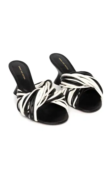 Dries Van Noten Twisted Tubular Leather Mules | Thumbnail 6 Dries Van Noten Twisted Tubular Leather Mules | Thumbnail 6