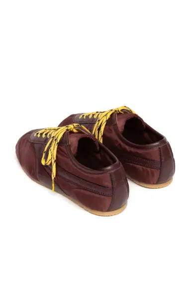 Dries Van Noten Leather-Trimmed Nylon Sneakers | Thumbnail 5 Dries Van Noten Leather-Trimmed Nylon Sneakers | Thumbnail 5