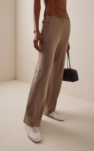 Leset Pointelle Boxer Straight-Leg Pants | Thumbnail 7 Leset Pointelle Boxer Straight-Leg Pants | Thumbnail 7
