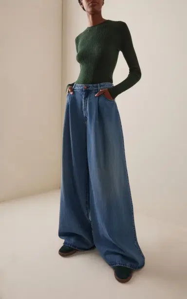 Gabriela Hearst Brenn Wide-Leg Denim Jeans | Thumbnail 2 Gabriela Hearst Brenn Wide-Leg Denim Jeans | Thumbnail 2