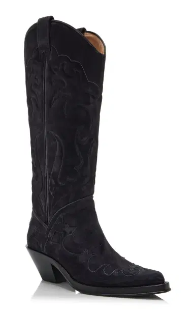 Gabriela Hearst Capitana Suede Western Boots | Thumbnail 4 Gabriela Hearst Capitana Suede Western Boots | Thumbnail 4