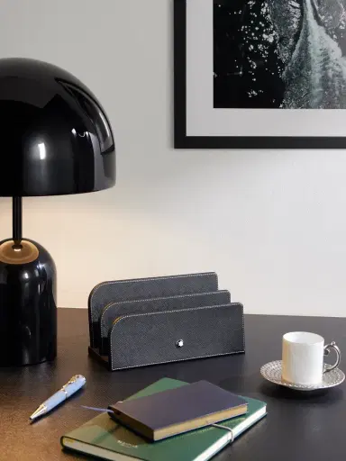 Montblanc Cross-Grain Leather Letter Rack - Men | Thumbnail 2 Montblanc Cross-Grain Leather Letter Rack - Men | Thumbnail 2