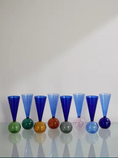 L'Atelier Du Vin Bubbles Celebration Set of Eight Champagne Flutes - Men | Thumbnail 1 L'Atelier Du Vin Bubbles Celebration Set of Eight Champagne Flutes - Men | Thumbnail 1