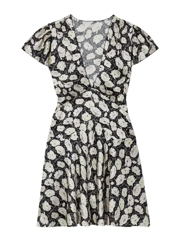 Dianne Floral-print Silk-satin Mini Dress Dianne Floral-print Silk-satin Mini Dress