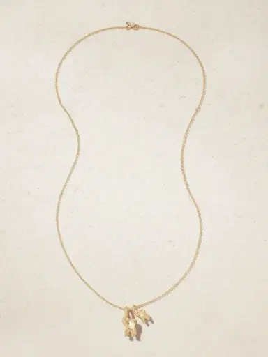 OLE LYNGGAARD COPENHAGEN Double Elephant 18-karat Gold Diamond Necklace | Thumbnail 4 OLE LYNGGAARD COPENHAGEN Double Elephant 18-karat Gold Diamond Necklace | Thumbnail 4