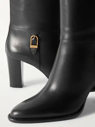 Saint Laurent Julia Leather Over-the-knee Boots | Thumbnail 4 Saint Laurent Julia Leather Over-the-knee Boots | Thumbnail 4