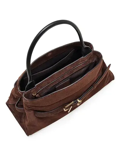 Marc Jacobs Women's Dakota Suede Satchel - Copper | Thumbnail 5 Marc Jacobs Women's Dakota Suede Satchel - Copper | Thumbnail 5