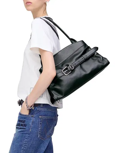 Marc Jacobs Women's Dakota Leather Satchel - Black | Thumbnail 2 Marc Jacobs Women's Dakota Leather Satchel - Black | Thumbnail 2
