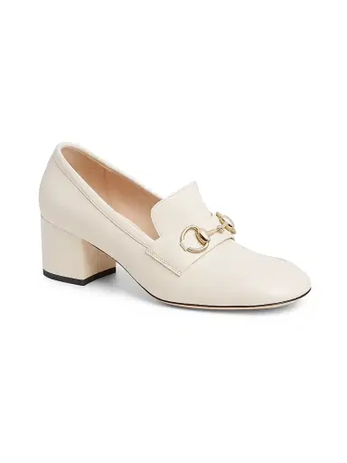 Gucci Women's Lady 55MM Leather Block-Heel Pumps - Black | Thumbnail 2 Gucci Women's Lady 55MM Leather Block-Heel Pumps - Black | Thumbnail 2