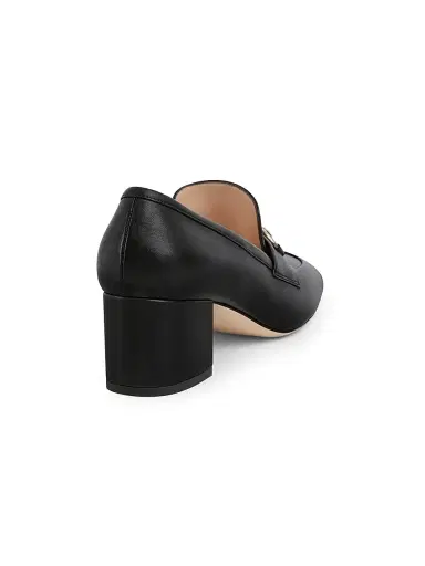 Gucci Women's Lady 55MM Leather Block-Heel Pumps - Black | Thumbnail 8 Gucci Women's Lady 55MM Leather Block-Heel Pumps - Black | Thumbnail 8