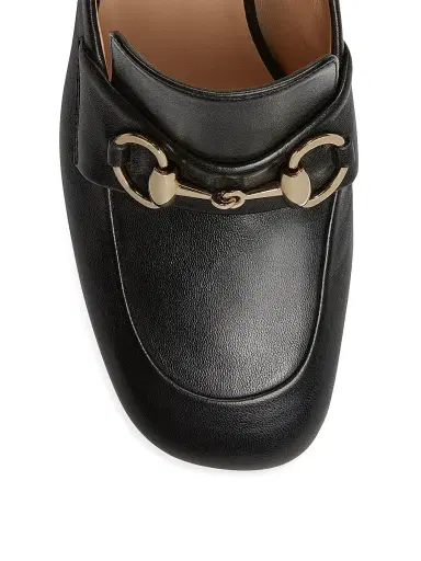 Gucci Women's Lady 55MM Leather Block-Heel Pumps - Black | Thumbnail 10 Gucci Women's Lady 55MM Leather Block-Heel Pumps - Black | Thumbnail 10