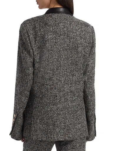 Toccin Women's Willa Boyfriend Blazer - Charcoal Multi | Thumbnail 5 Toccin Women's Willa Boyfriend Blazer - Charcoal Multi | Thumbnail 5