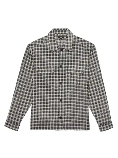 Reiss Men's Ribona Plaid Overshirt | Thumbnail 1 Reiss Men's Ribona Plaid Overshirt | Thumbnail 1