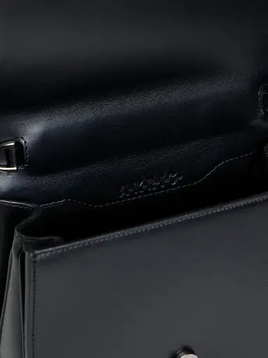 Akris Women's Alice Crystal-Embellished Silk Top Handle Bag - Black | Thumbnail 4 Akris Women's Alice Crystal-Embellished Silk Top Handle Bag - Black | Thumbnail 4