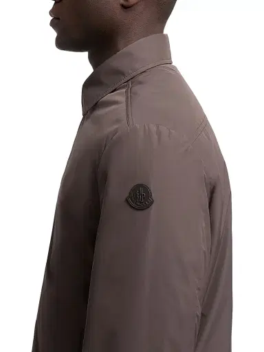 Moncler Men's Gascogne Padded Shacket - Brown | Thumbnail 4 Moncler Men's Gascogne Padded Shacket - Brown | Thumbnail 4