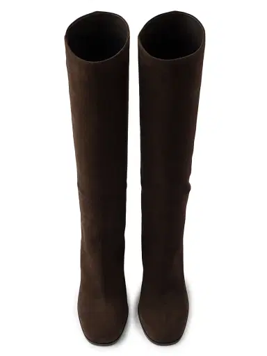 Prada Women's 85MM Suede Boots - Brown - Size 9 | Thumbnail 2 Prada Women's 85MM Suede Boots - Brown - Size 9 | Thumbnail 2