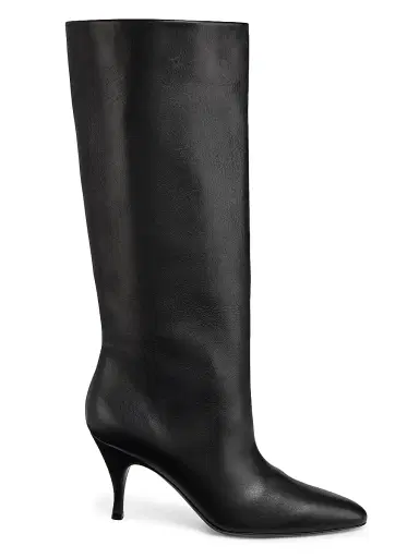 Herbert Levine Women's 80MM Leather Knee-High Booties | Thumbnail 1 Herbert Levine Women's 80MM Leather Knee-High Booties | Thumbnail 1