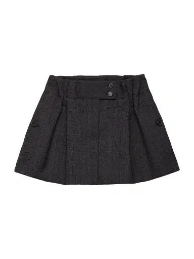 Prada Women's Chevron Wool Mini Skirt - Grey | Thumbnail 1 Prada Women's Chevron Wool Mini Skirt - Grey | Thumbnail 1
