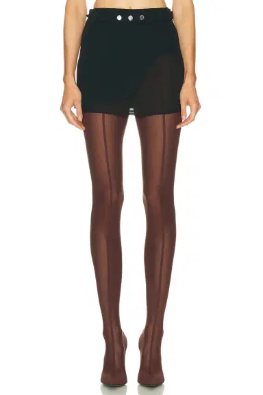 The Attico High Cut Mini Skirt | Thumbnail 3 The Attico High Cut Mini Skirt | Thumbnail 3