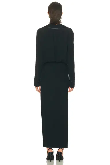 The Attico Long Sleeve Midi Dress | Thumbnail 3 The Attico Long Sleeve Midi Dress | Thumbnail 3