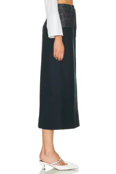 Matthew Bruch Denim Combo Midi Skirt | Thumbnail 3 Matthew Bruch Denim Combo Midi Skirt | Thumbnail 3