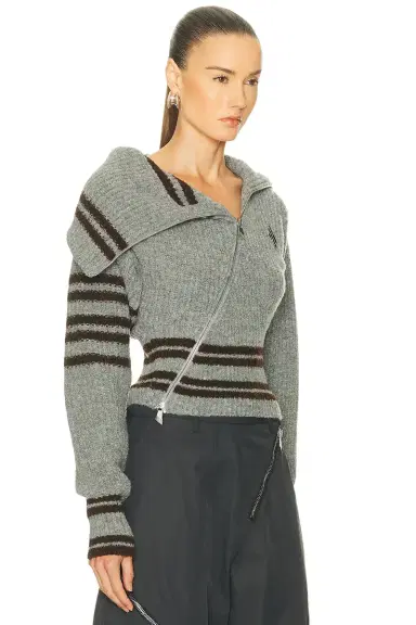 The Attico Geometric Cardigan | Thumbnail 2 The Attico Geometric Cardigan | Thumbnail 2