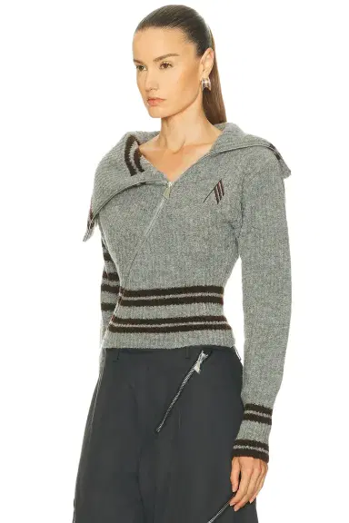 The Attico Geometric Cardigan | Thumbnail 3 The Attico Geometric Cardigan | Thumbnail 3