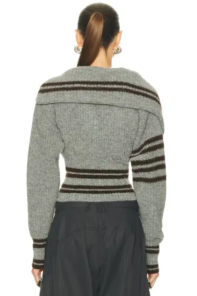 The Attico Geometric Cardigan | Thumbnail 4 The Attico Geometric Cardigan | Thumbnail 4