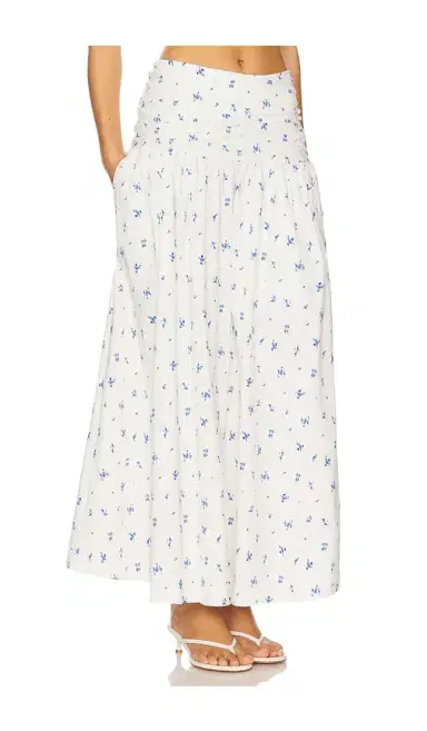 WeWoreWhat Ruched Waist Midi Skirt | Thumbnail 2 WeWoreWhat Ruched Waist Midi Skirt | Thumbnail 2