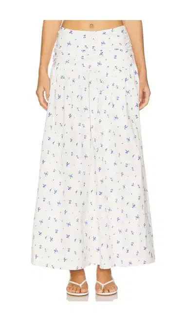 WeWoreWhat Ruched Waist Midi Skirt | Thumbnail 1 WeWoreWhat Ruched Waist Midi Skirt | Thumbnail 1