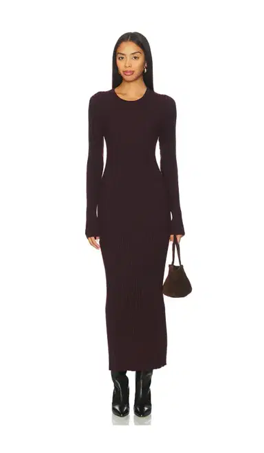 Helmut Lang Open Back Rib Dress | Thumbnail 1 Helmut Lang Open Back Rib Dress | Thumbnail 1