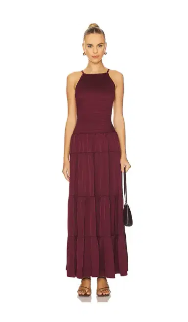 WeWoreWhat Smocked Drop Waist Maxi Dress | Thumbnail 1 WeWoreWhat Smocked Drop Waist Maxi Dress | Thumbnail 1