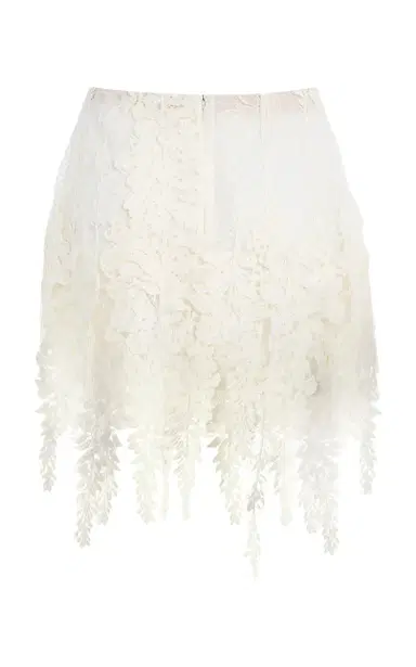 Oscar de la Renta Appliquéd Lace Mini Skirt | Thumbnail 5 Oscar de la Renta Appliquéd Lace Mini Skirt | Thumbnail 5