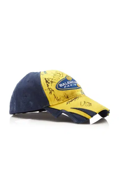 Balenciaga Scribble Cotton-Drill Cap | Thumbnail 2 Balenciaga Scribble Cotton-Drill Cap | Thumbnail 2