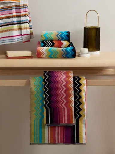 Missoni Home Giacomo Set Of Five Striped Jacquard-knit Cotton-terry Towels | Thumbnail 2 Missoni Home Giacomo Set Of Five Striped Jacquard-knit Cotton-terry Towels | Thumbnail 2
