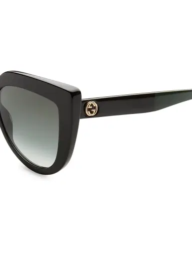 Gucci Women's 53MM Colorblocked Arm Cat Eye Sunglasses - Black | Thumbnail 3 Gucci Women's 53MM Colorblocked Arm Cat Eye Sunglasses - Black | Thumbnail 3