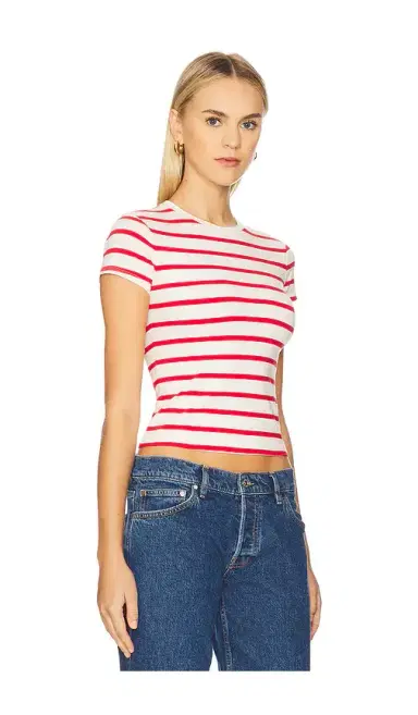 Good American Super Stretch Baby Tee | Thumbnail 2 Good American Super Stretch Baby Tee | Thumbnail 2
