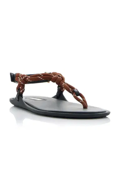 Miu Miu Rope Sandals | Thumbnail 5 Miu Miu Rope Sandals | Thumbnail 5